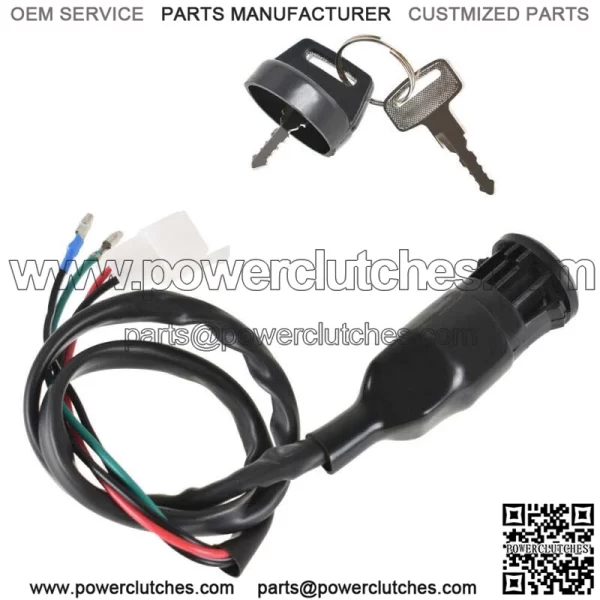 New Ignition Switch Fits 1985-1987 Honda TRX250 Fourtrax 35100-HA8-682 (For: Honda) - Image 5