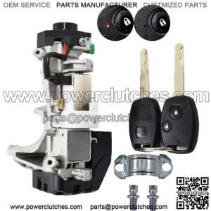 Fits Honda Civic 2006-2011 Automatic Transmission Ignition Lock Cylinder with 2 Keys