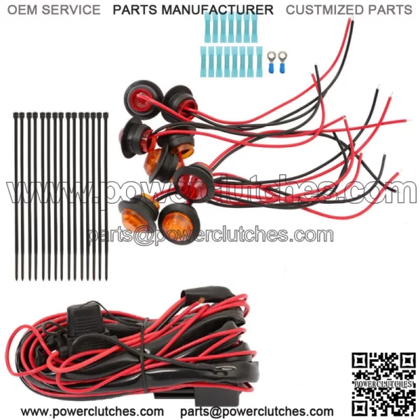For SXS Kawasaki Mule Teryx 4 Street Legal LED Turn Signal Switch Kit