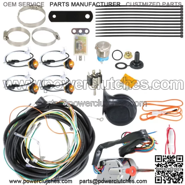 Universal Turn Signal Kit for UTV ATV ZFORCE 950 Sport 2020-2021 B0401-00601BK-R