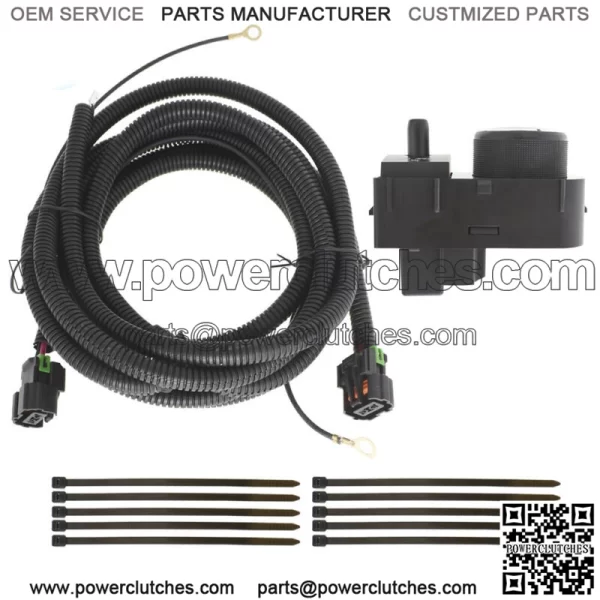 25858705 Fog Light Wiring Harness & Switch For 2007-2013 Chevy Silverado GMC V8 - Image 3