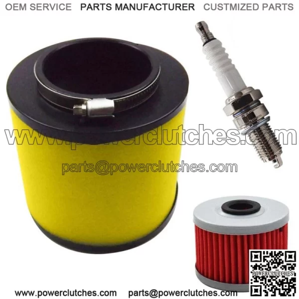 For Honda FourTrax 300 TRX300 1988-2000 Spark Plug & Air Oil Filter Tuning Kit (For: Honda) - Image 2