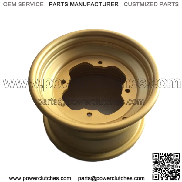 Front wheel 10", bore size 4x156, model: 156G (gold | anodized) - Image 3