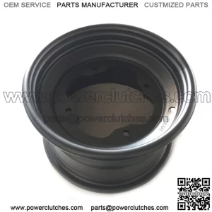 Front wheel 10", bore size 4x156, model: 156B (black powder coat)