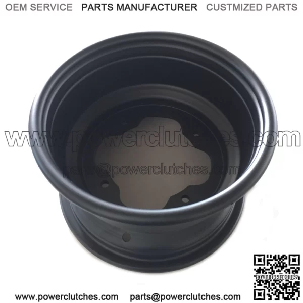 Front wheel 10", bore size 4x156, model: 156B (black powder coat) - Image 2