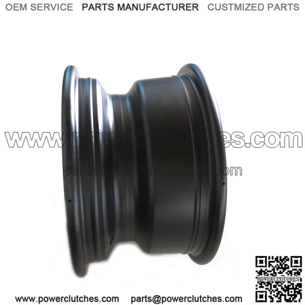 Front wheel 10", bore size 4x156, model: 156B (black powder coat) - Image 3