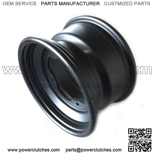 Front wheel 10", bore size 4x156, model: 156B (black powder coat) - Image 4