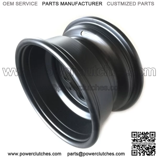 Front wheel 10", bore size 4x156, model: 156B (black powder coat) - Image 5