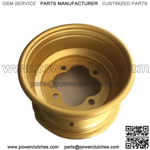 Front wheel 10", bore size 4x144, model: 144G (gold | anodized)