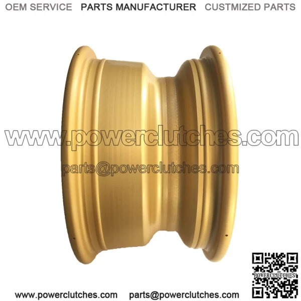 Front wheel 10", bore size 4x144, model: 144G (gold | anodized) - Image 3