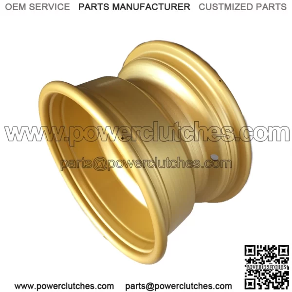 Front wheel 10", bore size 4x144, model: 144G (gold | anodized) - Image 4