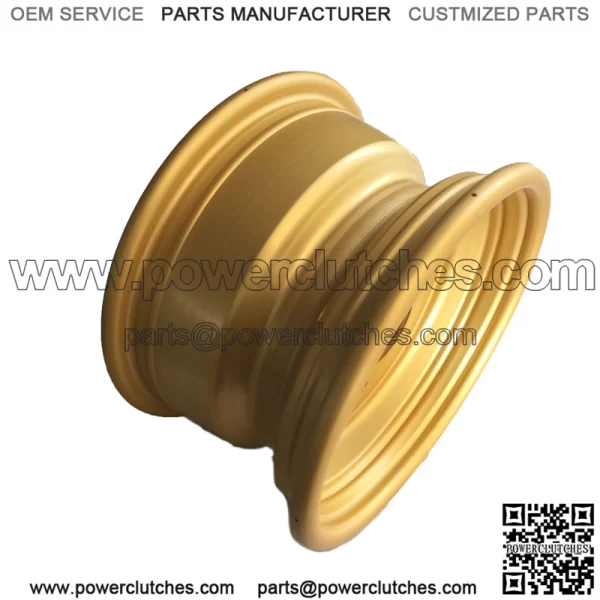 Front wheel 10", bore size 4x144, model: 144G (gold | anodized) - Image 5