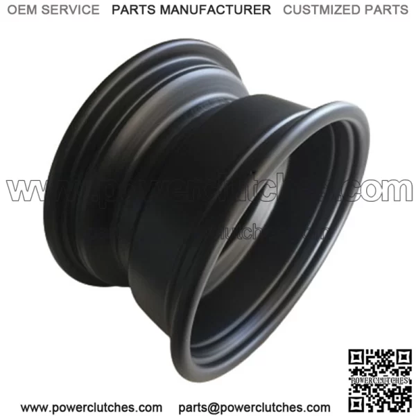 Front Wheel 10" 4x144 Bore Model: 14B (Black Powder Coated) - Image 4