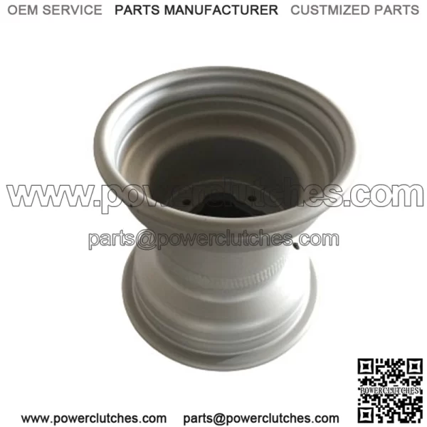 9" Rear Wheel with 4x115 Hole | Model: 115S (Silver | Anodized) - Image 2