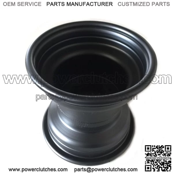 9" Rear Wheel 4x115 Model: 115B (Black Powder Coated)