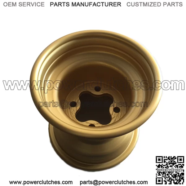 9" Rear Wheel 4x110 Model: 100G (Gold Anodized)