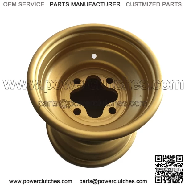 9" Rear Wheel 4x110 Model: 100G (Gold Anodized) - Image 2