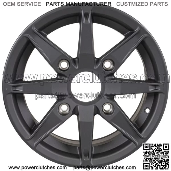Polaris 1523150-744 Matte Black Cast Wheel 15x7 55ET RZR Sport General 1000 (for: Polaris)