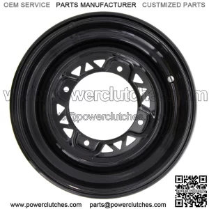 Polaris 1523448-067 Black Front Disc 12x6 Sportsman Scrambler 800 700 600 570 550 (For: Polaris)