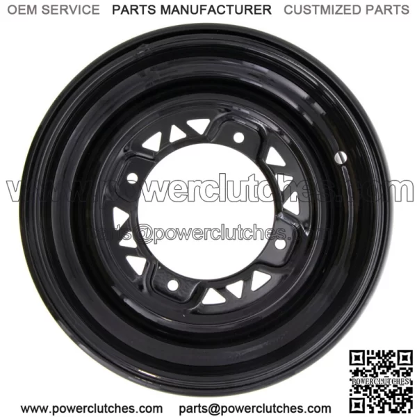 Polaris 1523448-067 Black Front Disc 12x6 Sportsman Scrambler 800 700 600 570 550 (For: Polaris)