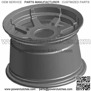Polaris OEM Rr Rim 12x8 Cast Black Sportsman 570 Ranger 570/700/800 1521105-067