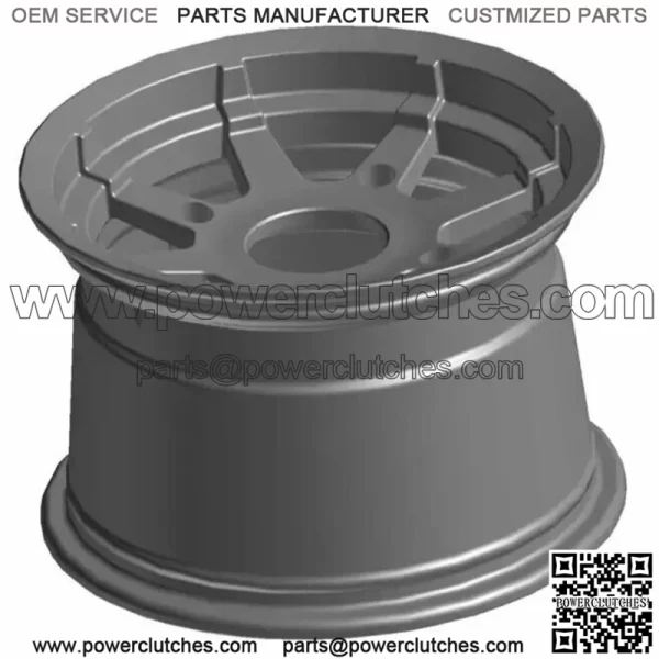 Polaris OEM Rr Rim 12x8 Cast Black Sportsman 570 Ranger 570/700/800 1521105-067