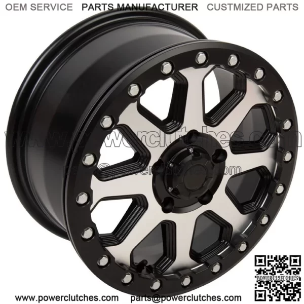 Tusk Uinta Machined Beadlock 15x7 6+1 Polaris RZR Pro R Turbo R Wheels (For: Polaris)