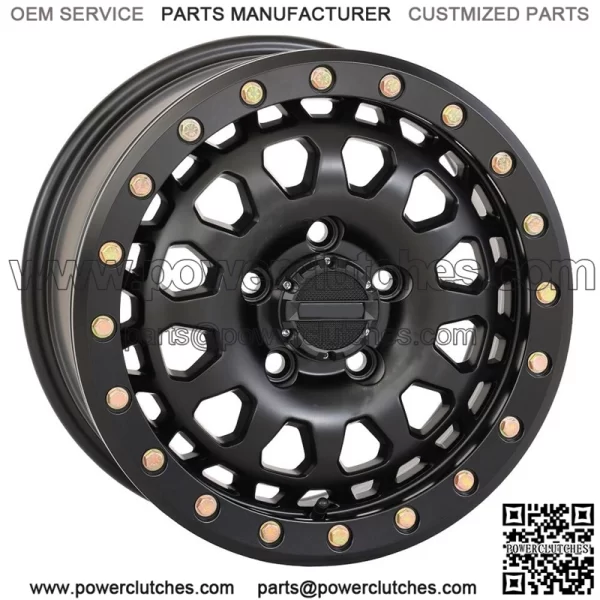 Wheels System 3 SB-6 Beadlock 15" black (6+1) Polaris RZR Turbo R and Pro R (for: Polaris)
