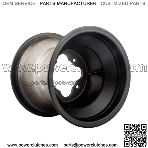 Wheel Douglas A5 8X8 3.0 + 5.0 matte black with tread pattern 4/110 A506-039M (for: Polaris)