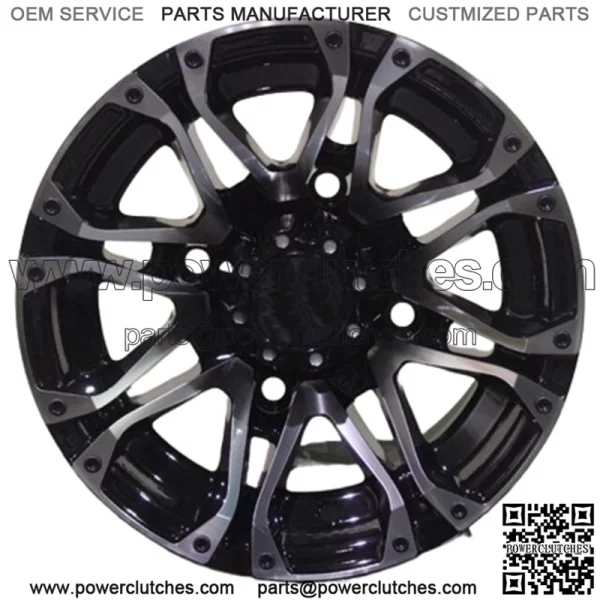 POLARIS RANGER XP1000 12" STI HD3 M ALUMINUM ATV WHEELS (SET OF 4) POL10K (for: Polaris)