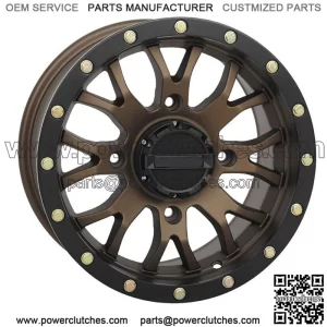 Wheels System 3 ST-3 Bronze UTV 15" Polaris RZR Turbo S / RS1 (4) (for: Polaris)