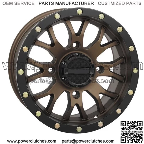 Wheels System 3 ST-3 Bronze UTV 15" Polaris RZR Turbo S / RS1 (4) (for: Polaris)