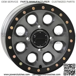 Wheels System 3 SB-7 Beadlock 15" Titanium (4+3) Polaris RZR 1000 XP (4) (for: Polaris)