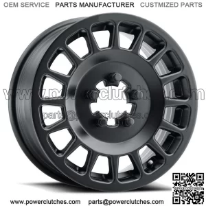 Method 407 15" Matte Black Polaris RZR Turbo R & Pro R Ranger 1500 Wheels/Rims (For: Polaris)