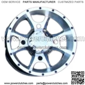 POLARIS RZR 800 12" COBRA M/B ATV ALUMINUM WHEELS (SET OF 4) LIFETIME WARRANTY POL3CA (for: Polaris)