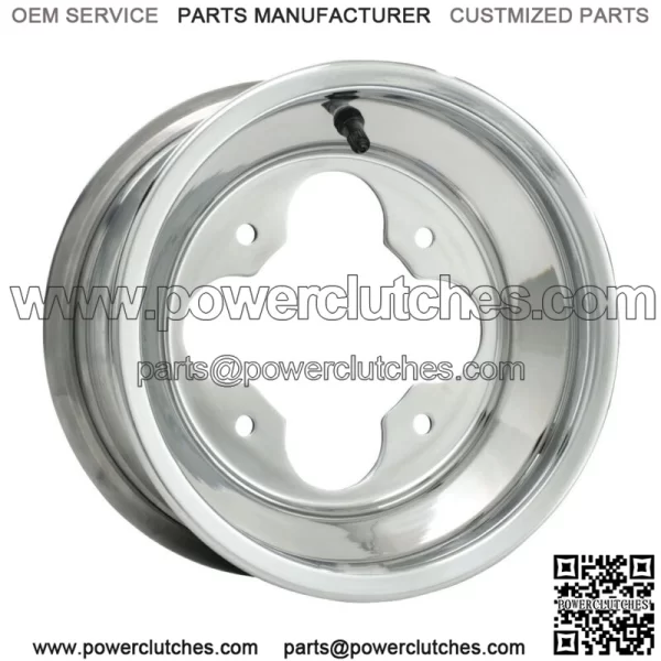 4/110 Wheel Douglas A5 9X8 3.0 + 5.0 Polished Aluminum 9X8 3.0 + 5.0 Polished (for: Polaris)