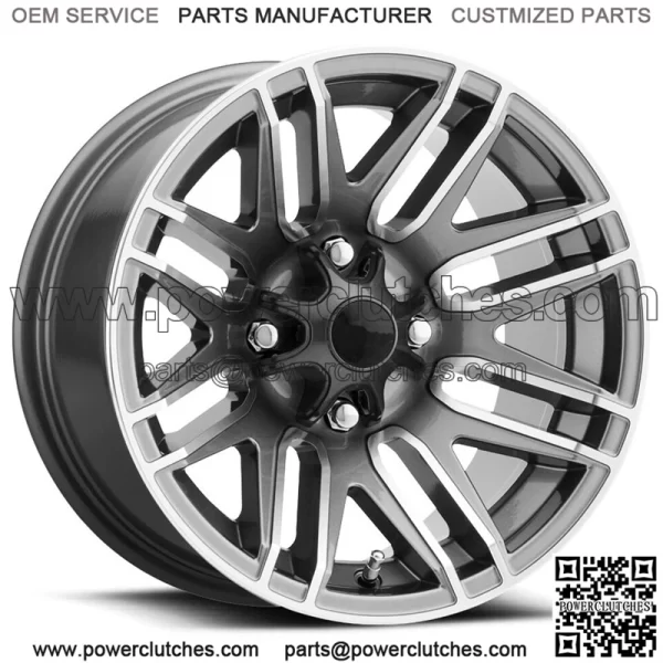 (Set of 4) Vision UTV 112 Assault 14x8 4x156 Gunmetal Wheels 14" Rims (For: Polaris)