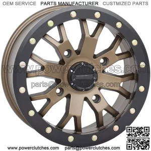 Wheels UTV System 3 SB-4 Beadlock Bronze (4+3) 14" Polaris RZR 1000 XP (4) (for: Polaris)