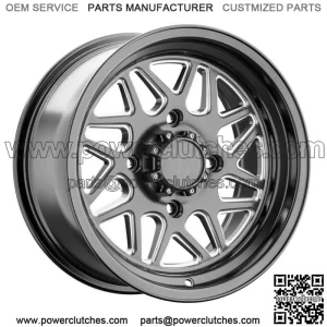 Hostile UTV H108 15x7 Sprocket Blade Cut (Black Machined) 4x137 Wheel (13mm) (For: Can-Am)
