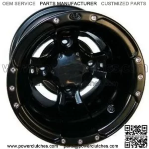 New Matte Black SS112 Sport Wheels for Arctic Cat DVX400 and Can-Am DS450
