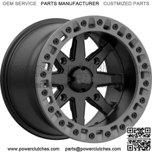 M31 Lok2 Wheel | Black w/ Matte Grey Ring | CanAm 4x137 | Wheels