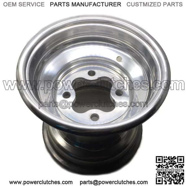9" Rear Wheel 4x110, Model: 110P (Mirror Polished) - Image 5