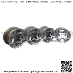 Wheel Set Take Off G2 Can Am Outlander 12" Silver DPS XT 12x6 12x7.5 4x137mm