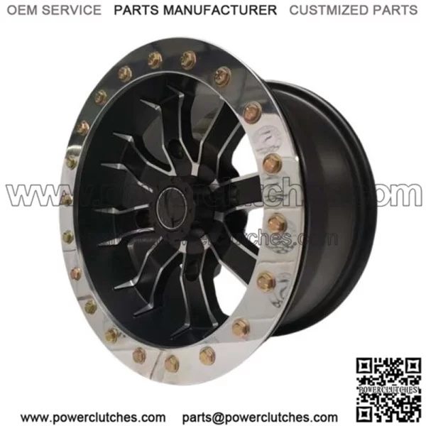 Alloy rims AR640 Beadlock 14x7 4/156 4+3 Polaris sportsman scrambler 570 800 850 1000 - Image 2