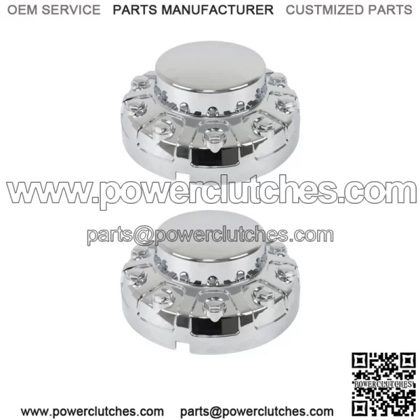 2*Rear Wheel Center Hub Caps For 2019 2020 2021 Dodge Ram 4500 5000 Chrome - Image 2