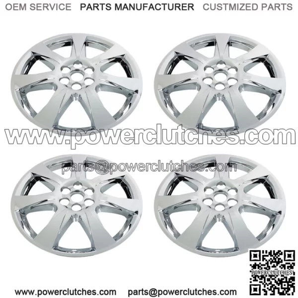 4X Chrome 20" Hubcaps For Cadillac SRX 2010-2013 Wheel Cover Hub Caps Rim Cover - Image 2
