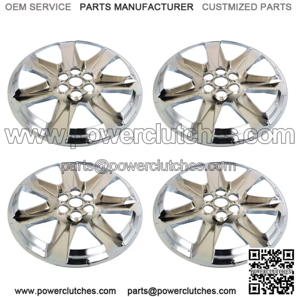 4X Chrome 20" Hubcaps For Cadillac SRX 2010-2013 Wheel Cover Hub Caps Rim Cover - Image 3