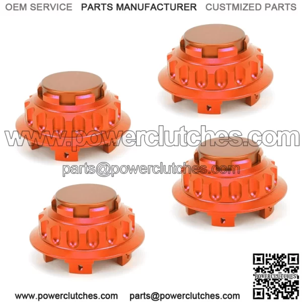 BMW Honda wheel center cover #orange - Image 2
