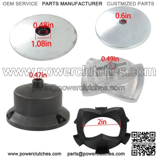 General Transmission RS800 GT79253 Driven Pulley Kit for Husqvarna 587086701 - Image 2