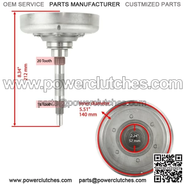 Clutch Housing Drum Primary Sheave fits Yamaha Kodiak 450 YFM450FA 2006 2018-20 - Image 2